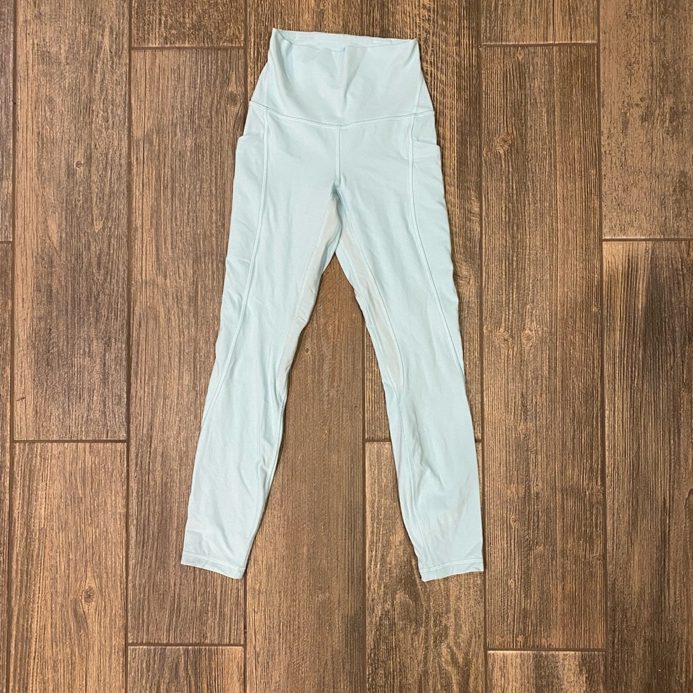 lululemon light blue align leggings size 2